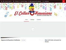 Tablet Screenshot of elcollarhawaiano.com